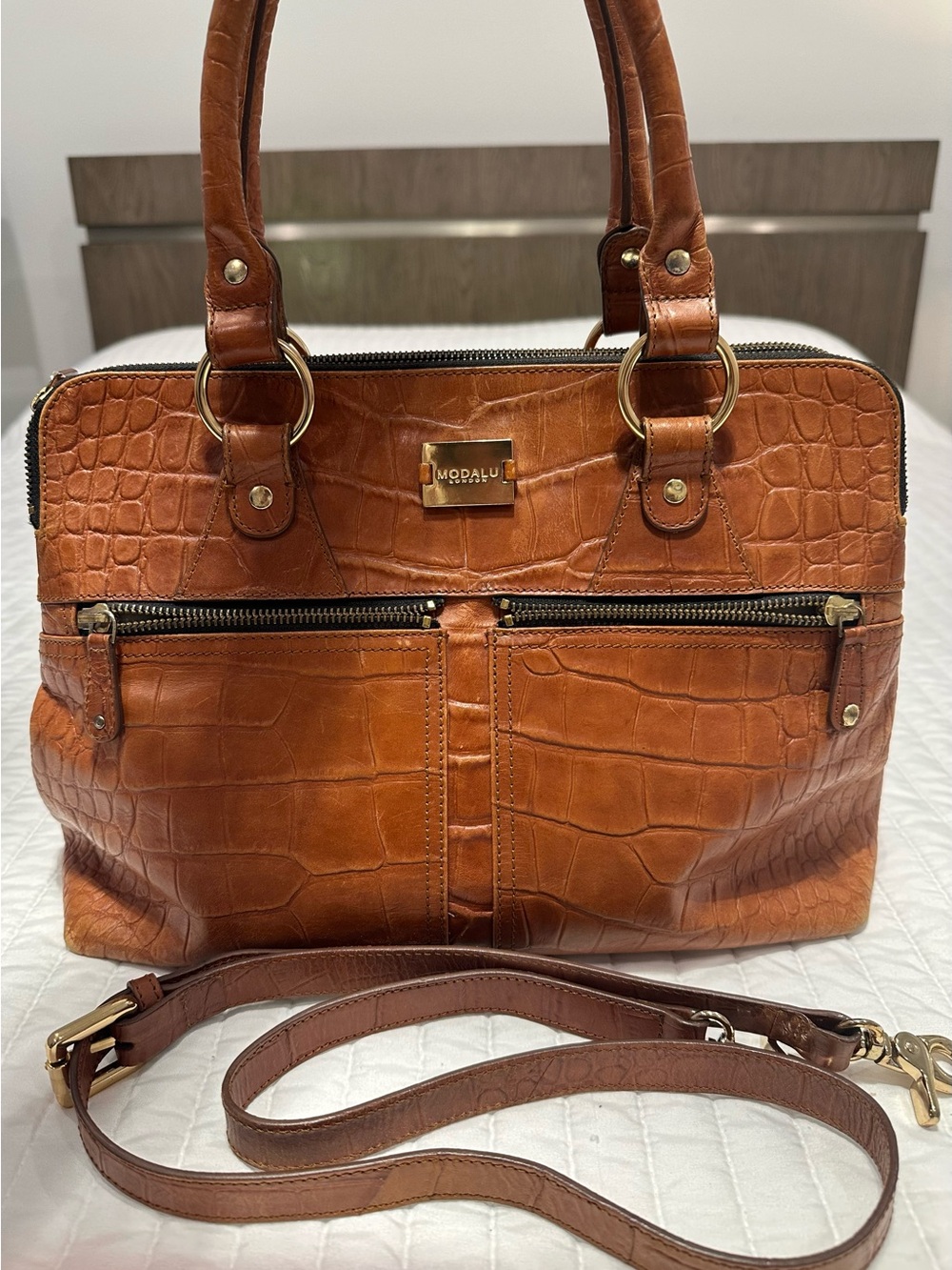 Modalu Pippa Handbag in Genuine Leather - Great Condition! - Picture 14 of 14